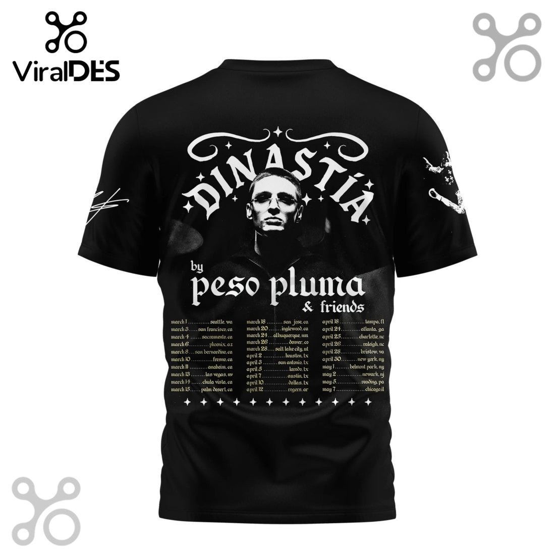 Peso Pluma By Peso Pluma & Friends 3D T-Shirt