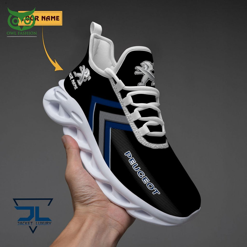 Peugeot Car Brand Logo Customized Max Soul Shoes