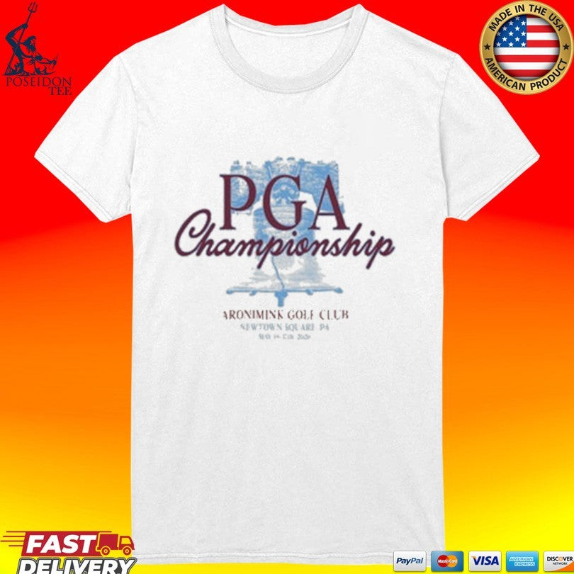 Pga Championship X Barstool Golf Aronimink Golf Club Pocket T-shirt