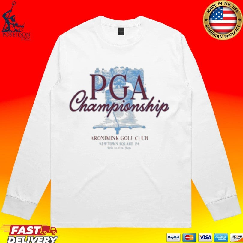 Pga Championship X Barstool Golf Aronimink Golf Club Pocket T-shirt