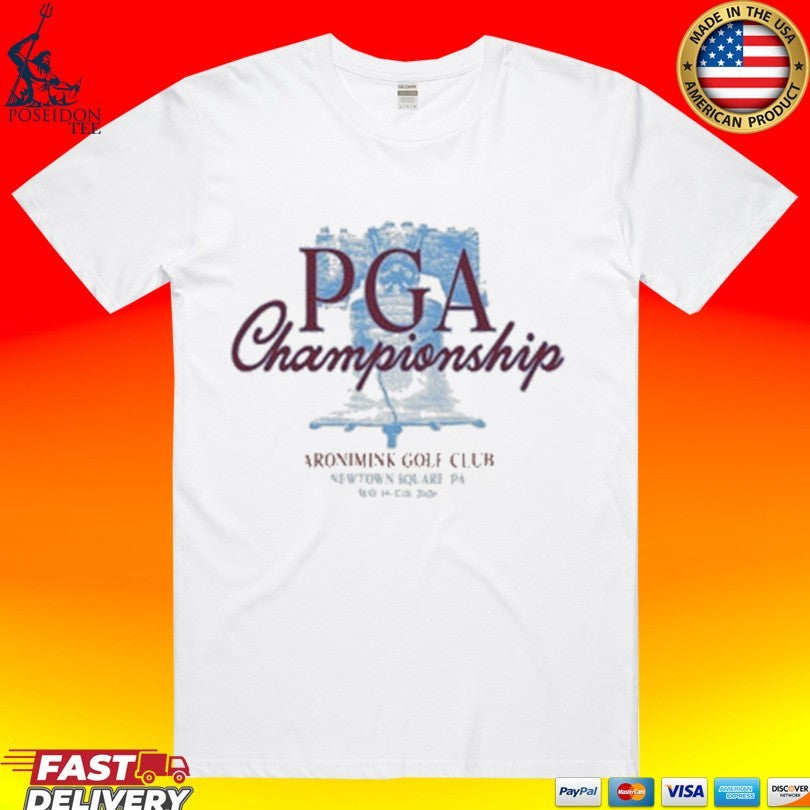 Pga Championship X Barstool Golf Aronimink Golf Club Pocket T-shirt
