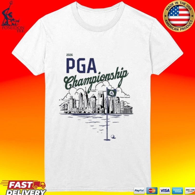 Pga Championship X Barstool Golf Philadelphia Skyline T-shirt