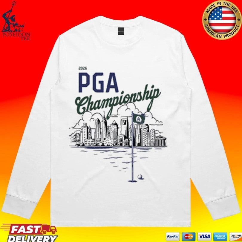 Pga Championship X Barstool Golf Philadelphia Skyline T-shirt