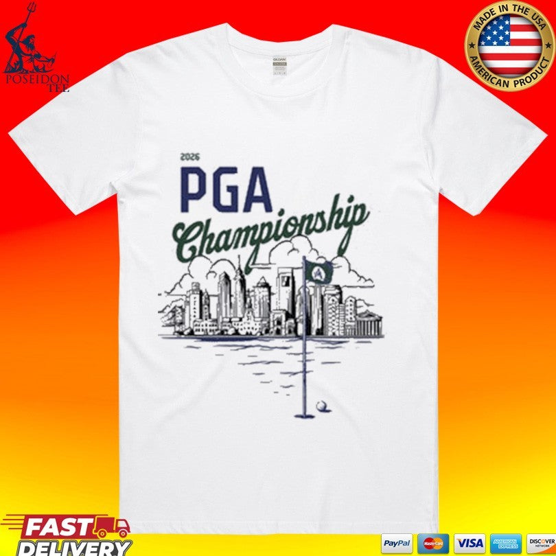 Pga Championship X Barstool Golf Philadelphia Skyline T-shirt