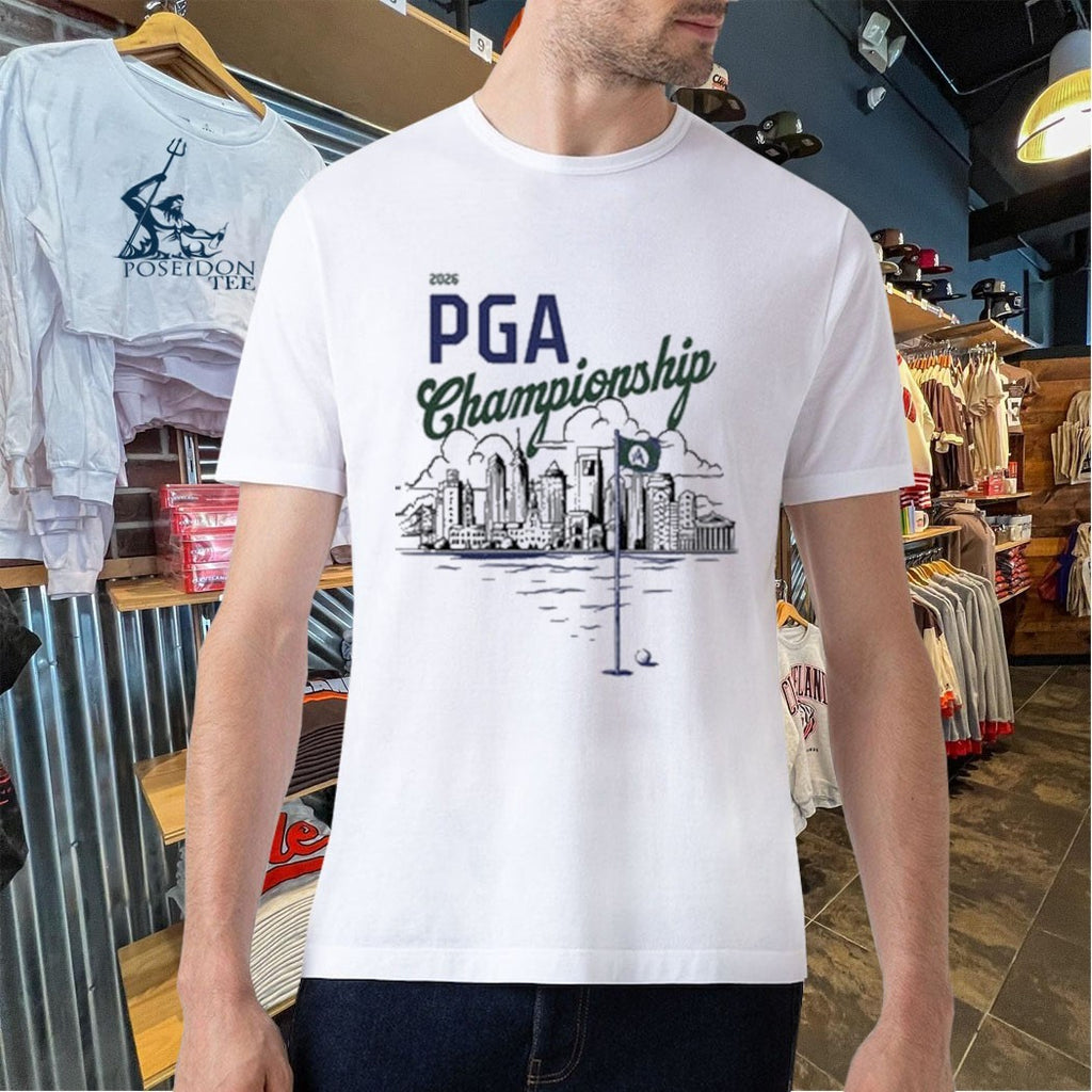 Pga Championship X Barstool Golf Philadelphia Skyline T-shirt