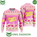 Pharmacy Nurse Medical pepto bismol pink Ugly Christmas Sweater Jumper