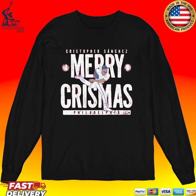 Philadelphia Cristopher Sanchez Merry Christmas T-shirt