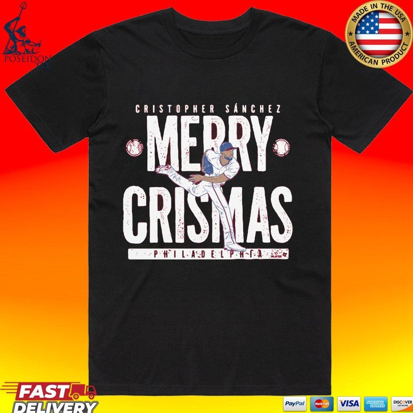 Philadelphia Cristopher Sanchez Merry Christmas T-shirt