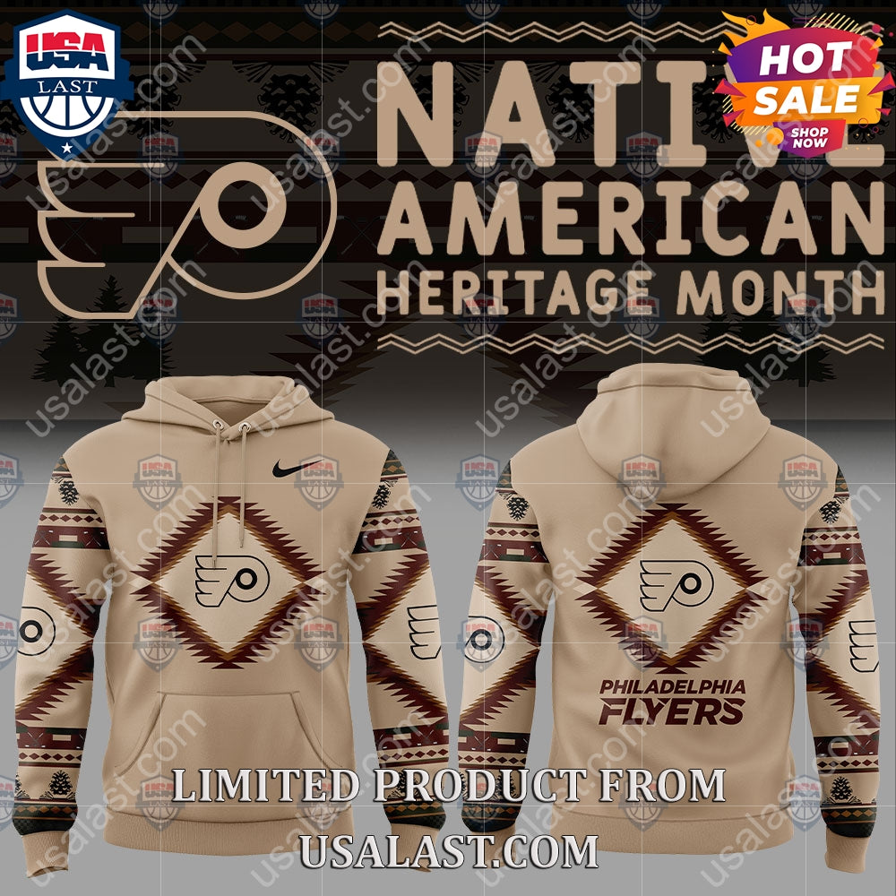 Philadelphia Flyers NHL Native American Heritage Month Hoodie