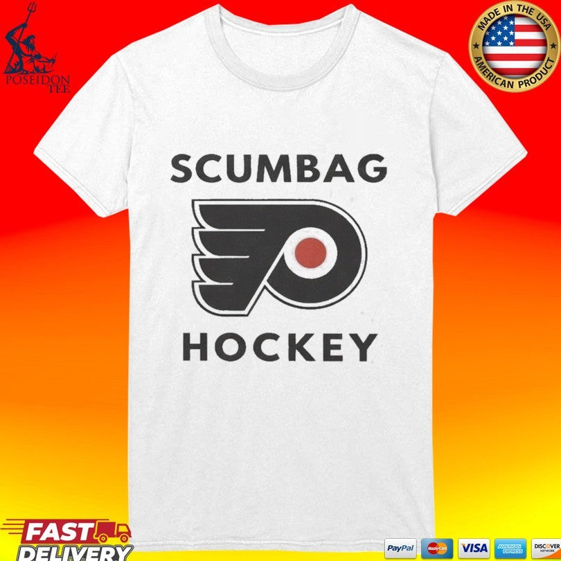 Philadelphia Flyers Scumbag Hockey Logo T-shirt