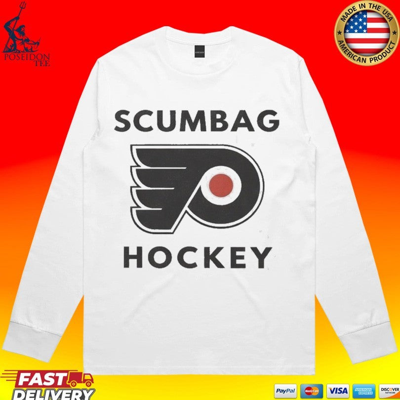 Philadelphia Flyers Scumbag Hockey Logo T-shirt