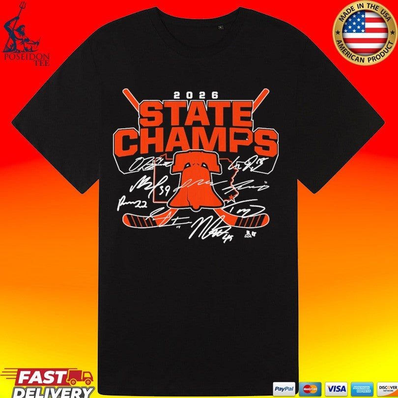Philadelphia Hockey 2026 State Champs T-shirt