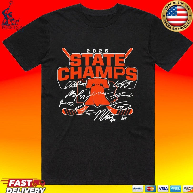 Philadelphia Hockey 2026 State Champs T-shirt