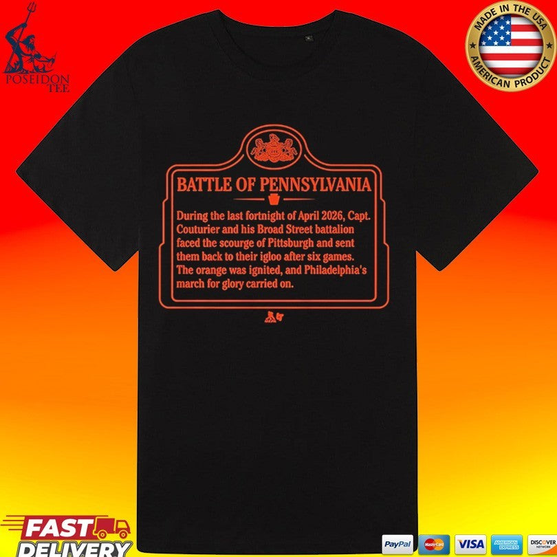 Philadelphia Hockey The Battle Of Pennsylvania T-shirt