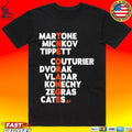 Philadelphia Hockey The Orange Names Martone Michkov Tippett Couturier Dvorak Vladar Konecny Zegras Cates T-shirt