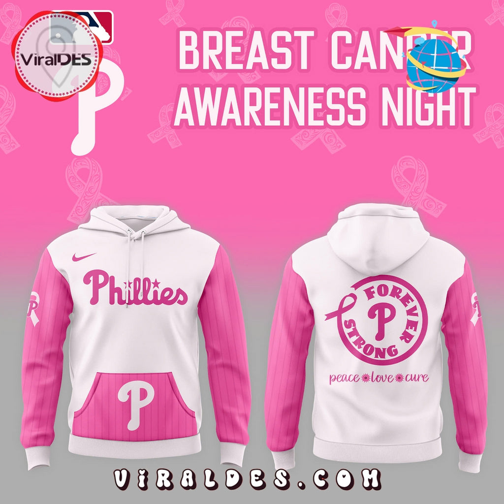 Philadelphia Phillies Cancer Awareness Day Hoodie, Long Pants
