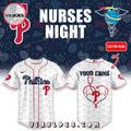 Philadelphia Phillies Nurses Night Custom Baseball Jersey