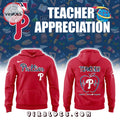 Philadelphia Phillies Teacher Appreciation Red Hoodie, Long Pants