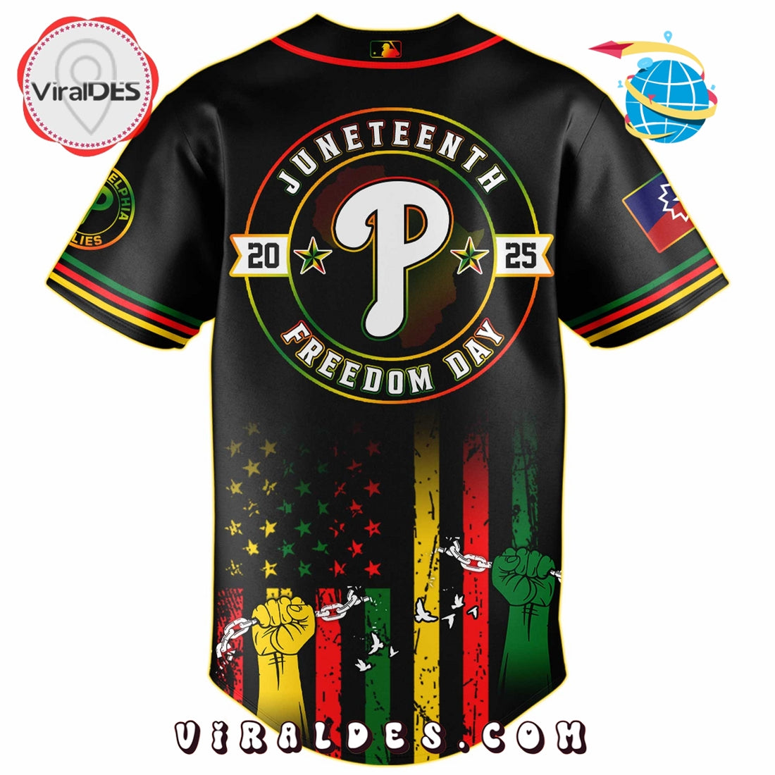 Philadelphia Phillies x 2025 Juneteenth Day Jersey