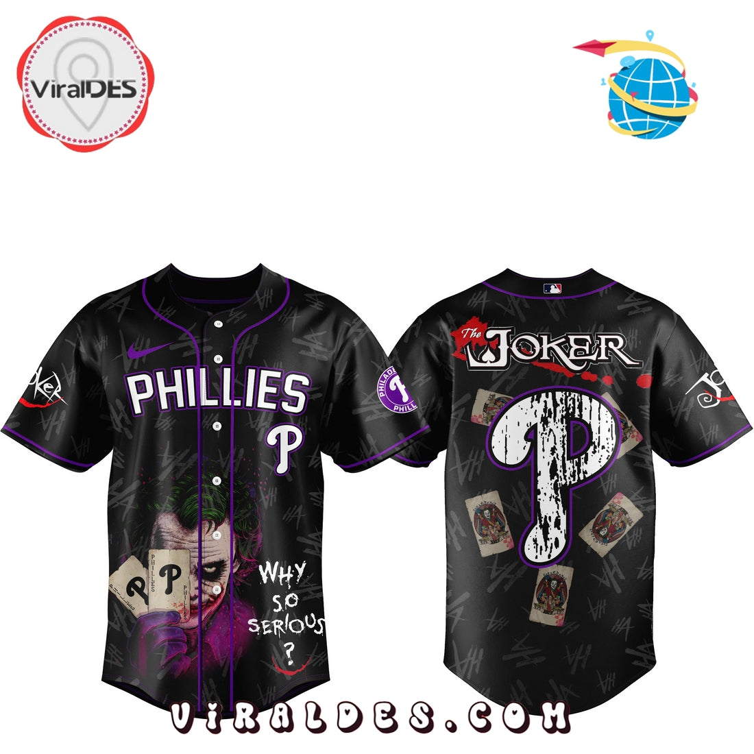 Philadelphia Phillies x The Joker Baseball Jersey