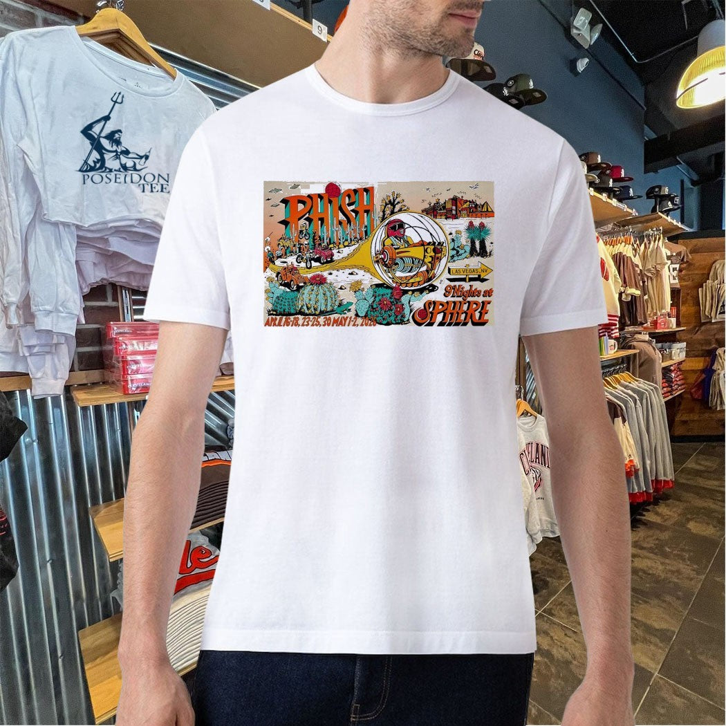 Phish 9 Nights At Sphere 2026 Las Vegas, Nv T-shirt