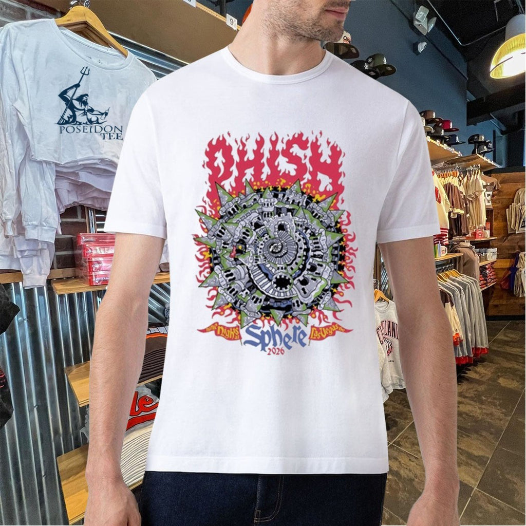 Phish Nine Night Sphere Las Vegas Nv Tour 2026 T-shirt