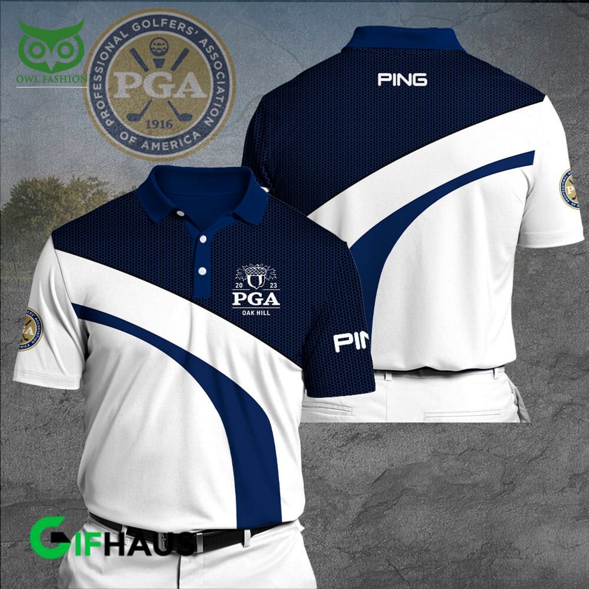 Ping Golf Championship PGA 3D Polo Hawaiian Tshirt