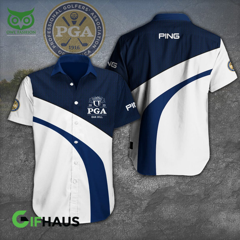 Ping Golf Championship PGA 3D Polo Hawaiian Tshirt
