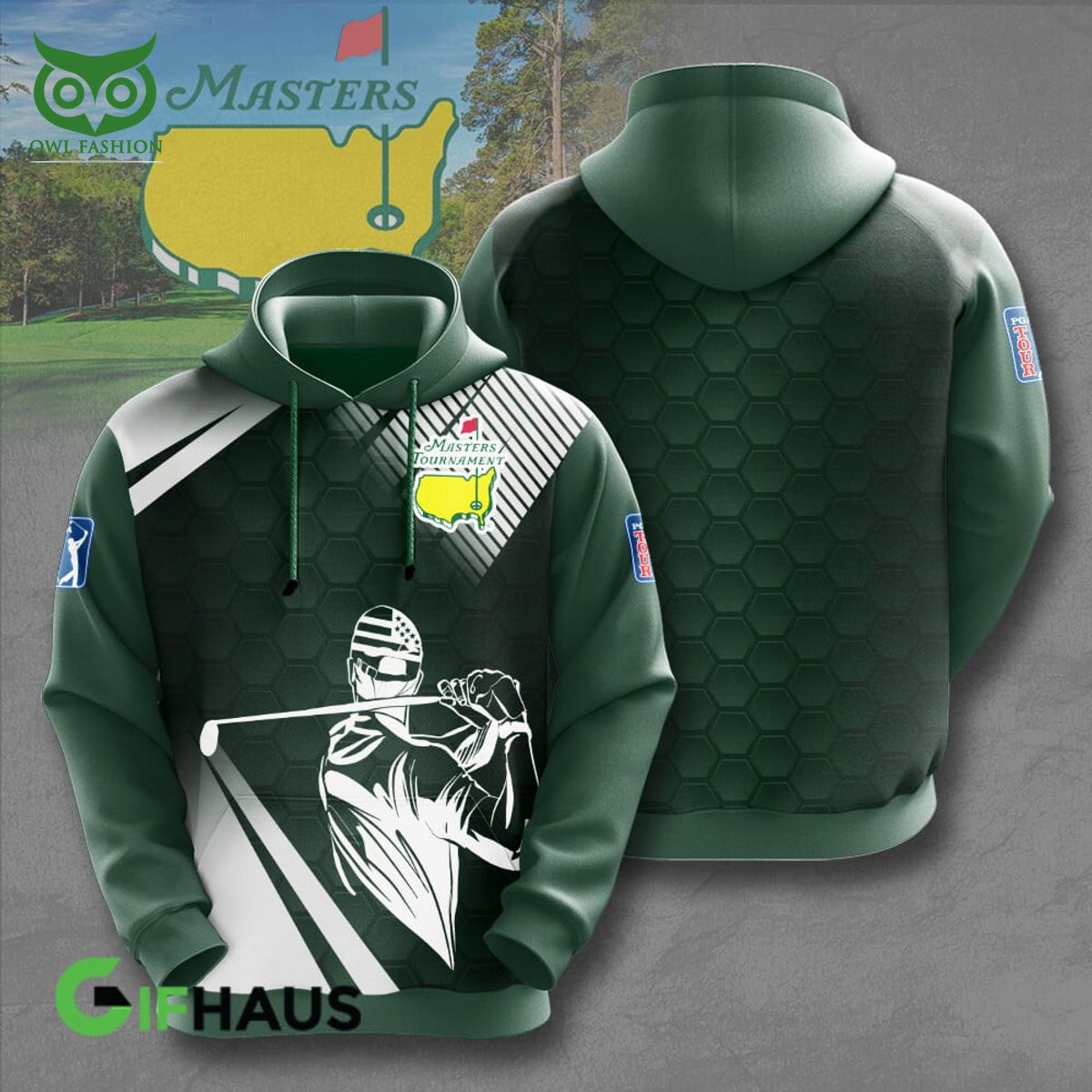 Ping Golf Master Tournament 3D Polo Hoodie Longsleeves