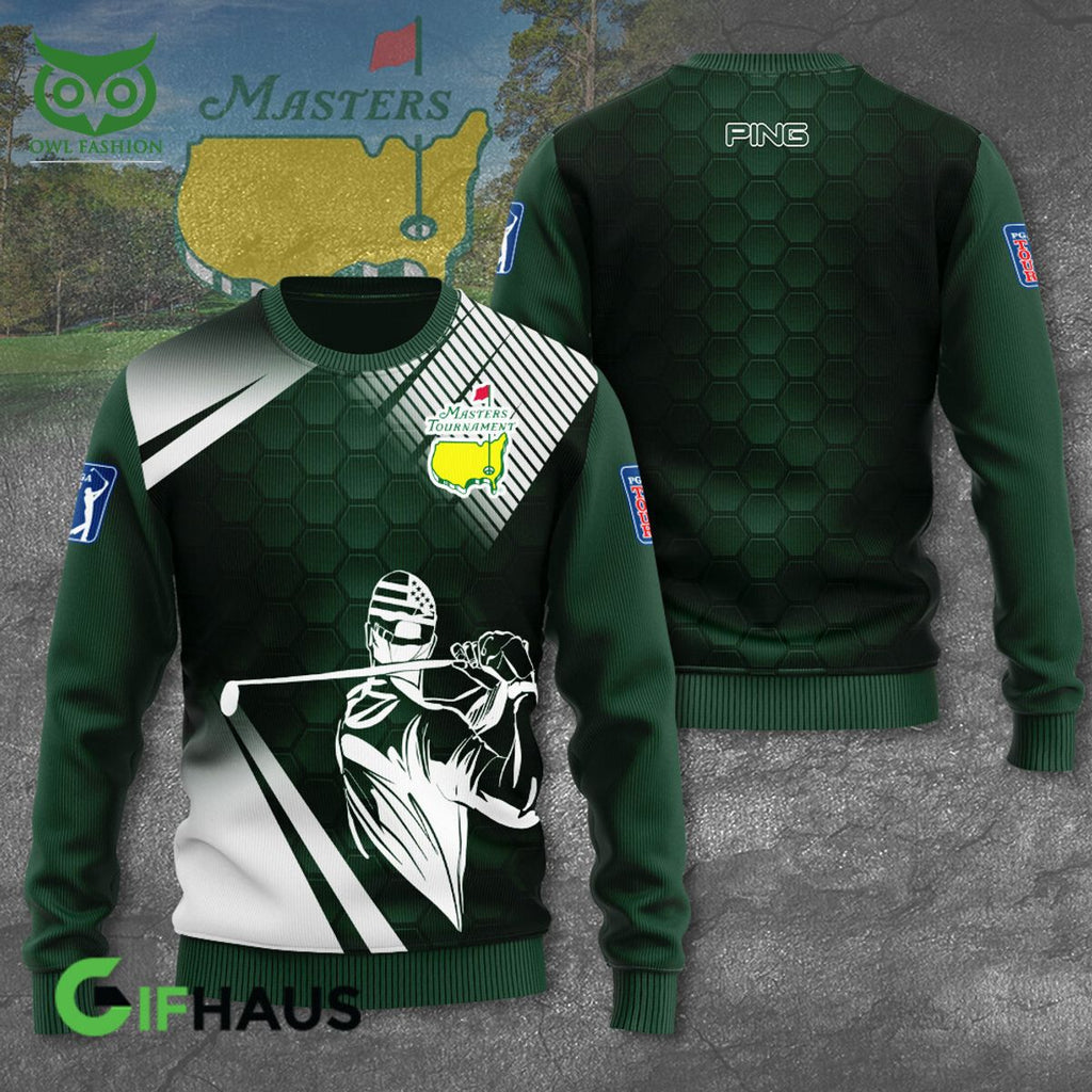 Ping Golf Master Tournament 3D Polo Hoodie Longsleeves