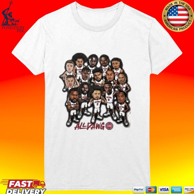 Pistons All Dawg 2026 T-shirt