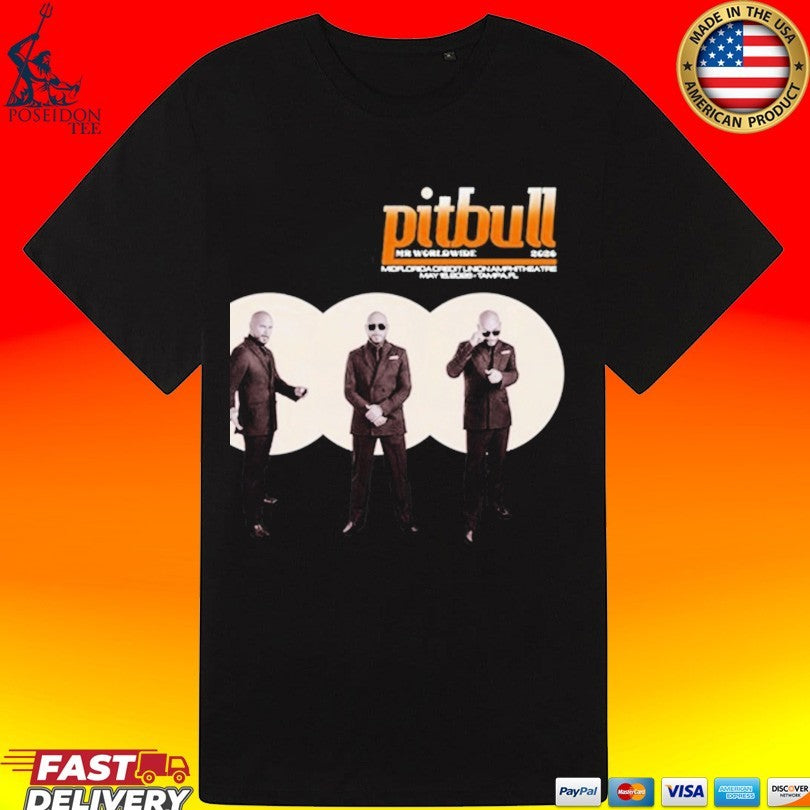 Pitbull Tour Tampa Fl May 16 2026 T-shirt
