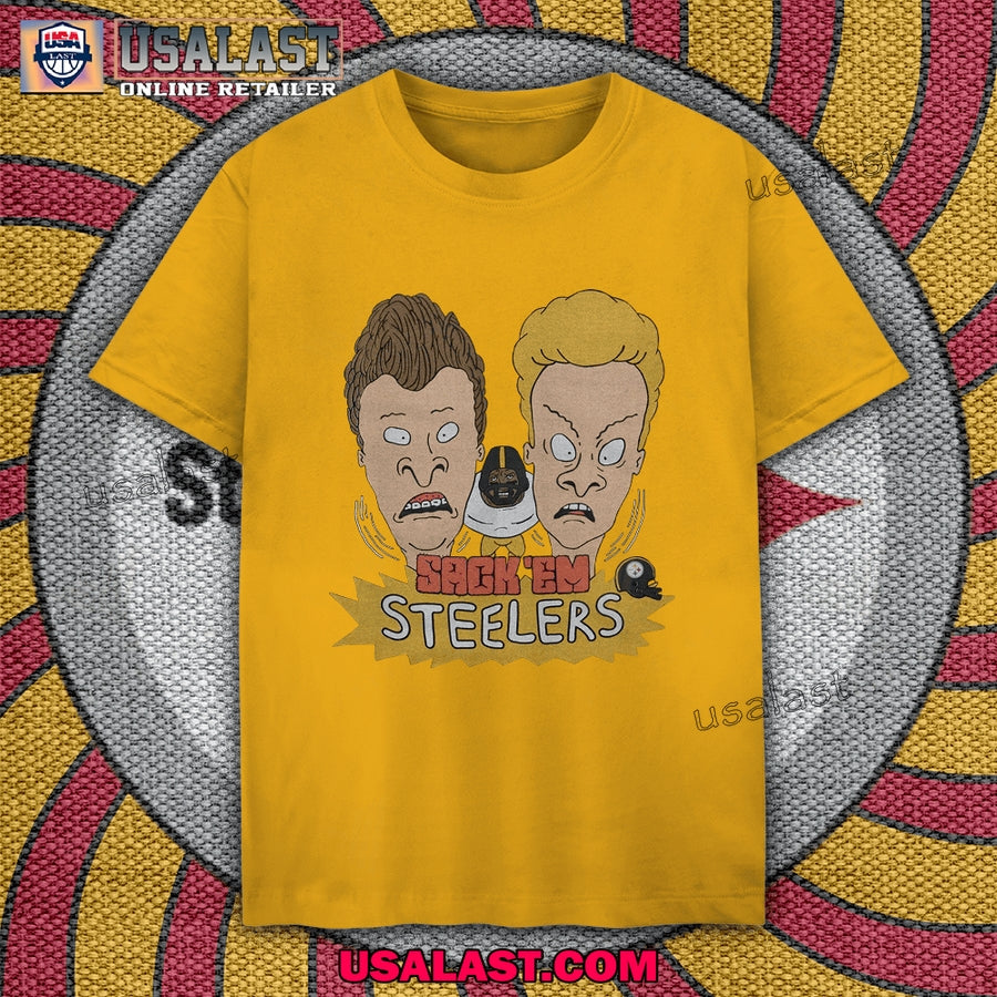 Pittburgh Steelers x Beavis and Butthead Apparel Tee Shirt, Sweatshirt