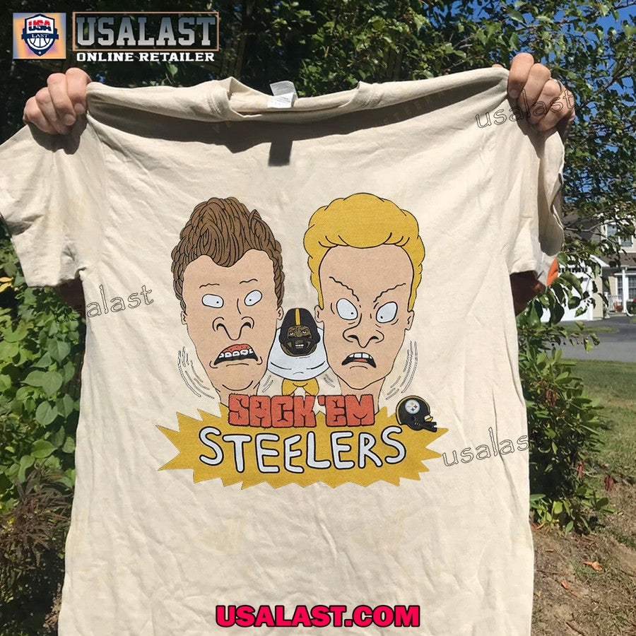 Pittburgh Steelers x Beavis and Butthead Apparel Tee Shirt, Sweatshirt