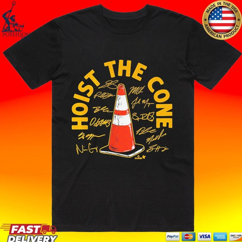 Pittsburgh Baseball Hoist The Cone Signatures T-shirt