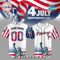 Pittsburgh Pirates Custom Independence Day Baseball Jersey