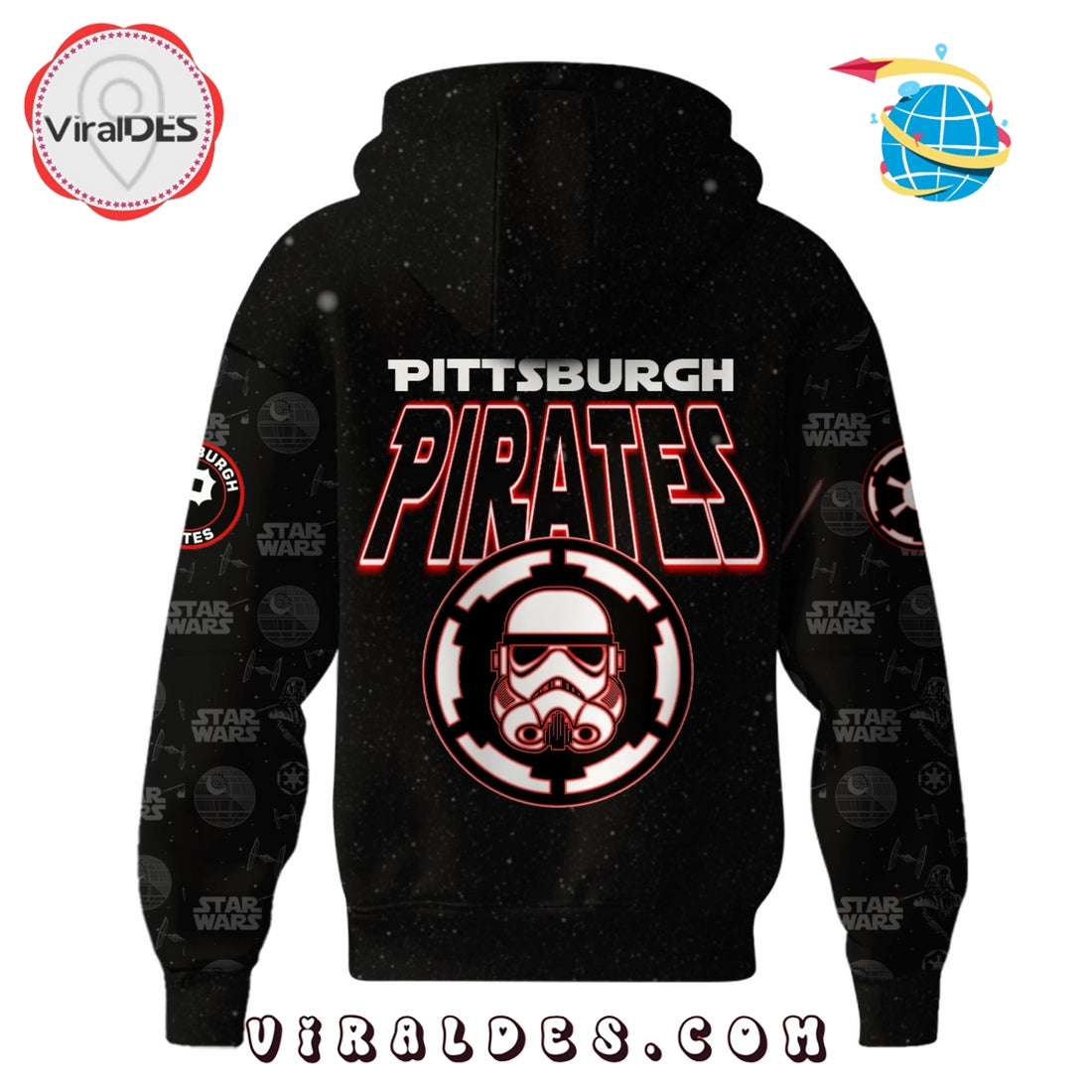 Pittsburgh Pirates MLB x Star War Night Hoodie, Jogger, Cap