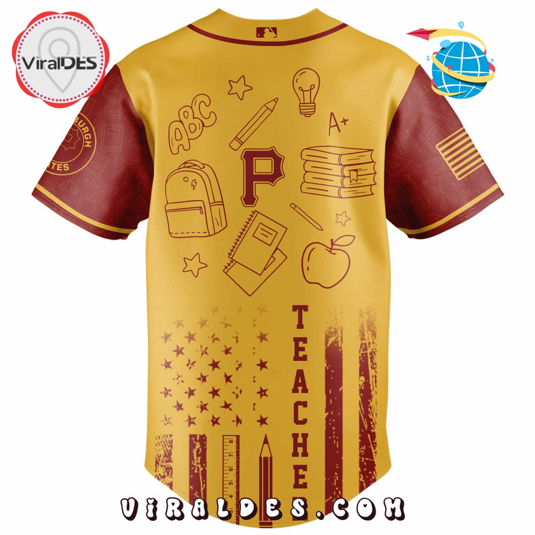 Pittsburgh Pirates MLB x Teacher Appreciation Day Jersey