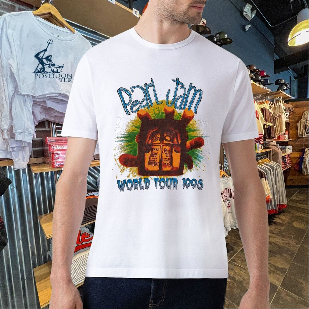 PJ Tucker Pearl Jam 1995 World Tour T-shirt