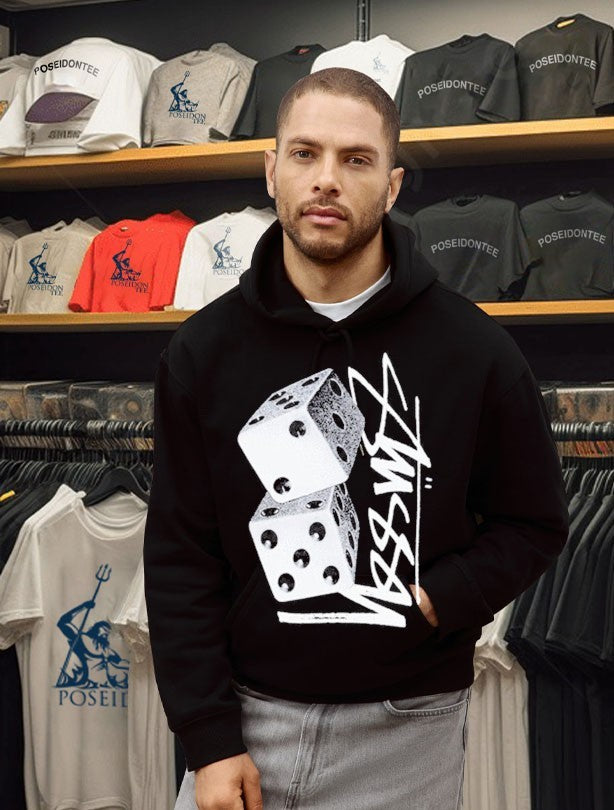Pla Skateboarding Stussy Metal Dice T-shirt