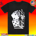 Pla Skateboarding Stussy Metal Dice T-shirt