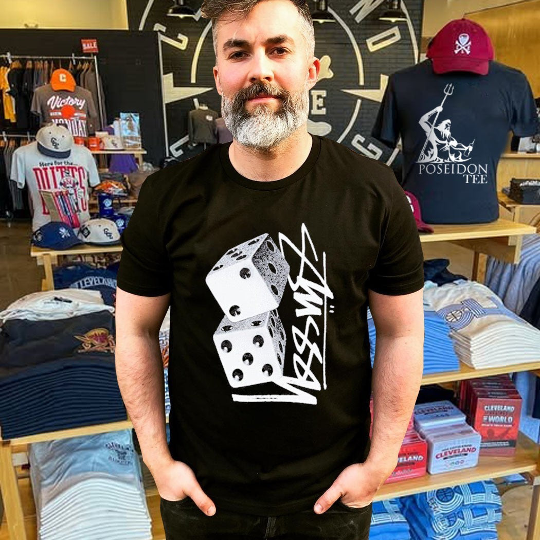 Pla Skateboarding Stussy Metal Dice T-shirt