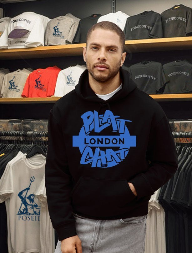 Plat Chat London Blue Roundel T-shirt