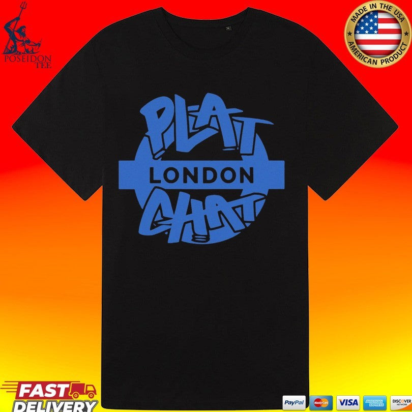 Plat Chat London Blue Roundel T-shirt