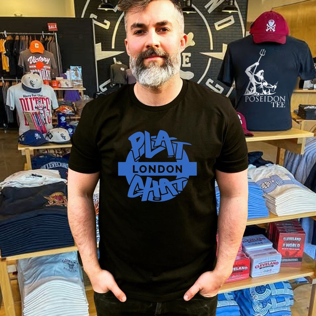Plat Chat London Blue Roundel T-shirt