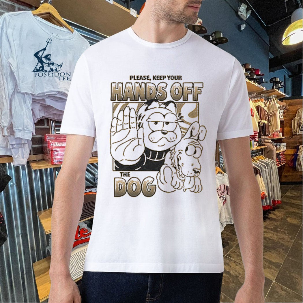 Please Keep Your Hands Off The Dog I’m Warning You Henrique Torres T-shirt
