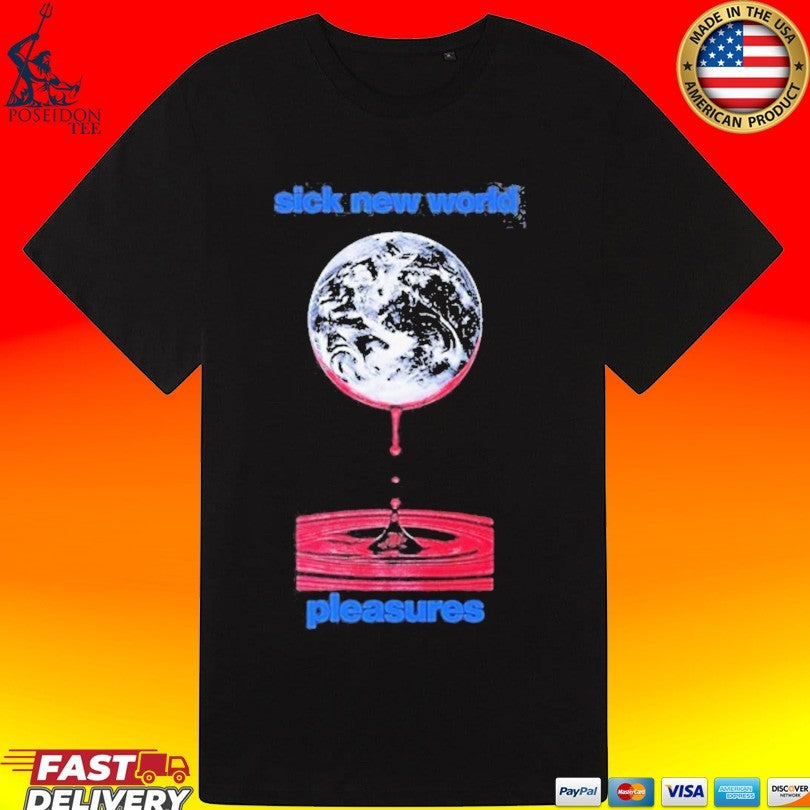 Pleasures Sick New World 2026 Las Vegas On April 25 2026 Bleed T-shirt