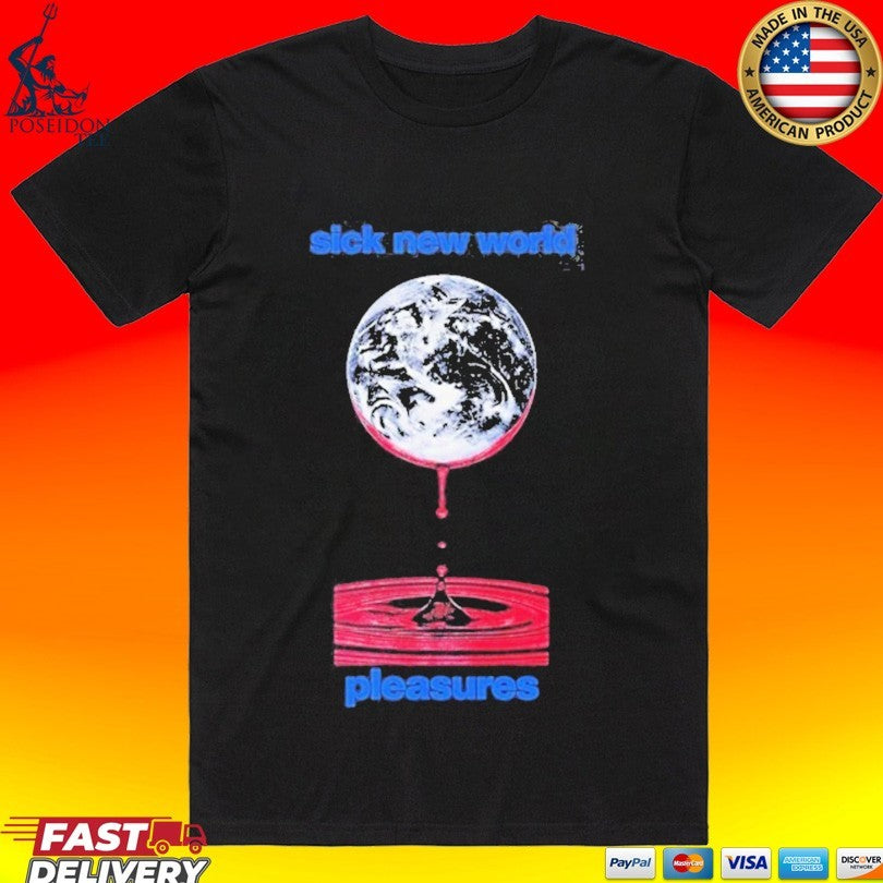 Pleasures Sick New World 2026 Las Vegas On April 25 2026 Bleed T-shirt