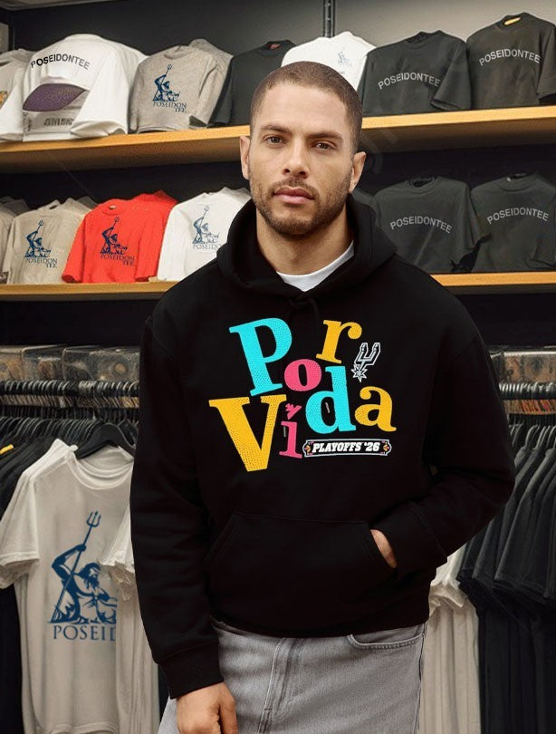Por Vida Playoffs Spurs T-shirt