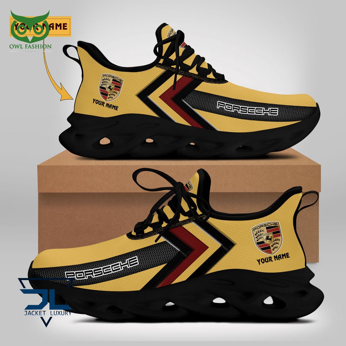 Porsche Automobile Brand Personalized Max Soul Shoes